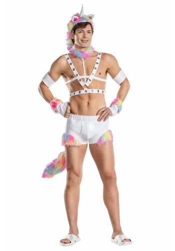 Mens Sexy Pony Up Unicorn Costume