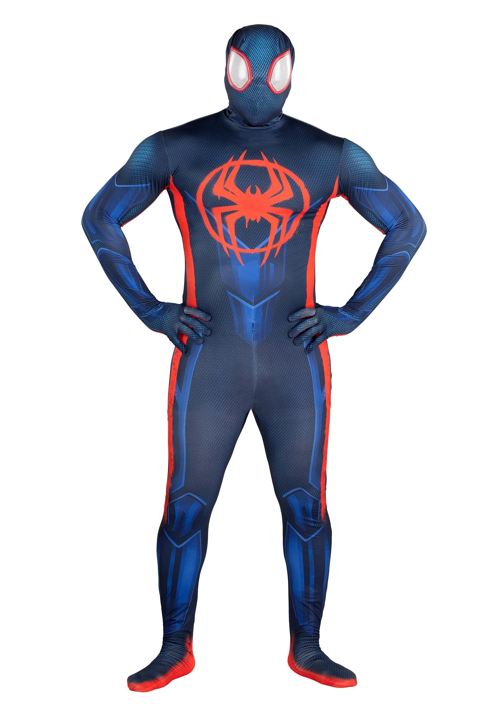 Spider-Verse 2 Adult Miles Morales Zentai Suit Costume , Superhero Costumes