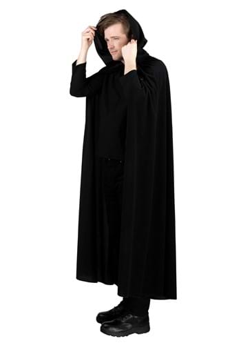 Men's Star Wars Luke Skywalker Black Hooded Robe Costume | Star Wars Costumes