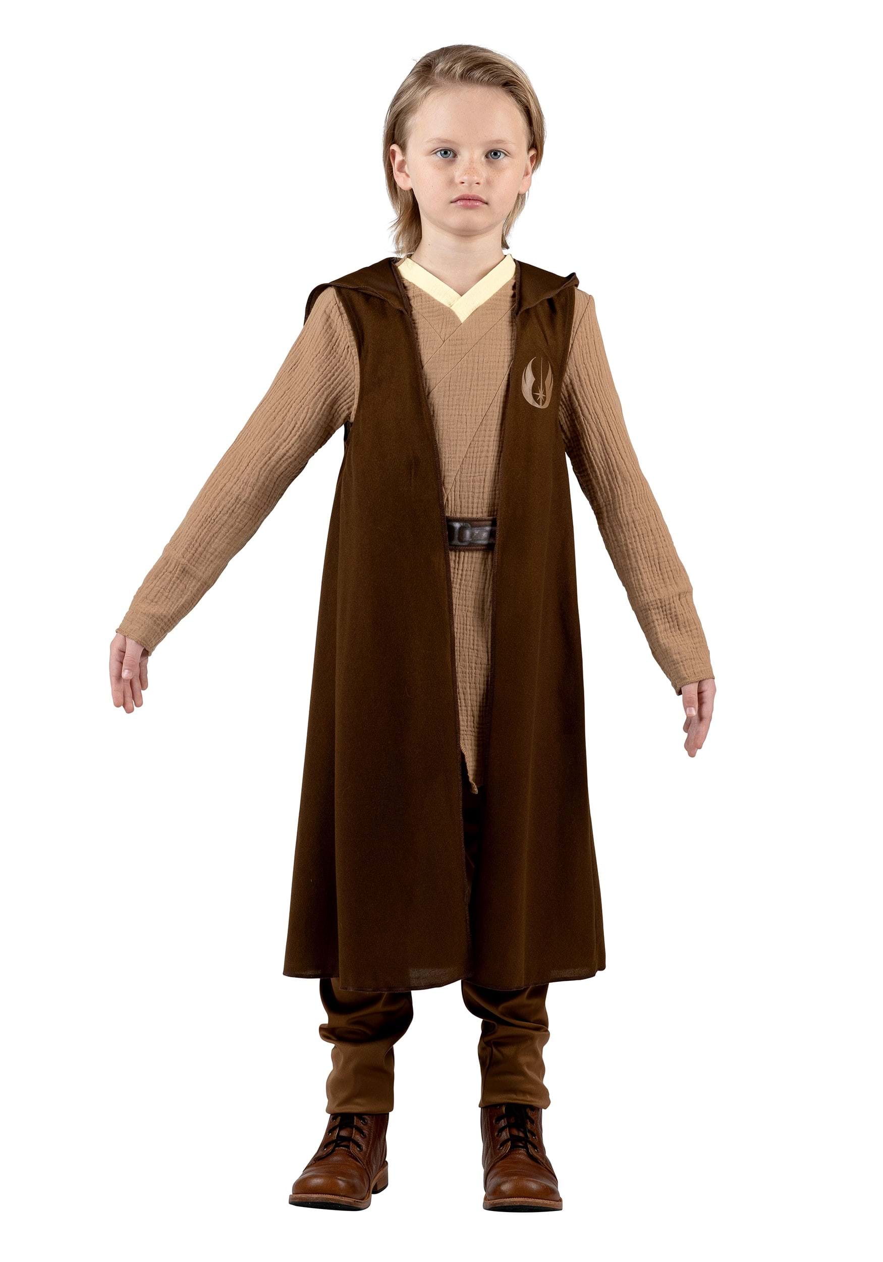 Boys Star Wars Jedi Costume – Obi Wan Kenobi / Luke Skywalker Child Cosplay Outfit