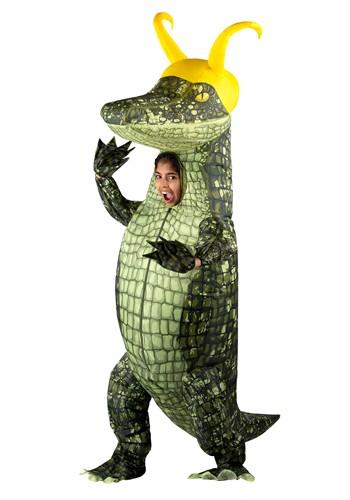 Child Inflatable Alligator Loki Costume | Marvel Costumes