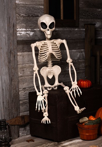 52-Inch Skeleton Space Alien Decoration | Alien Decorations