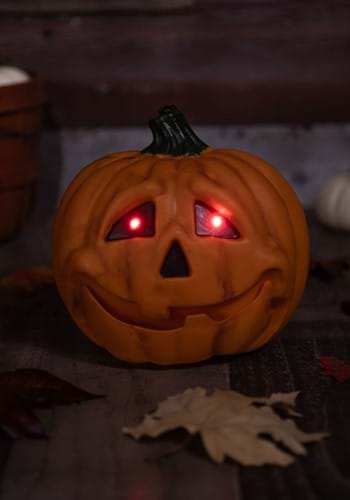 7-Inch Light Up Talking Jack O Lantern with Moving Jaw Decoration | Pumpkin Decorations