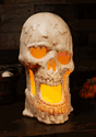 20 Inch Light Up Melting Skull Decoration
