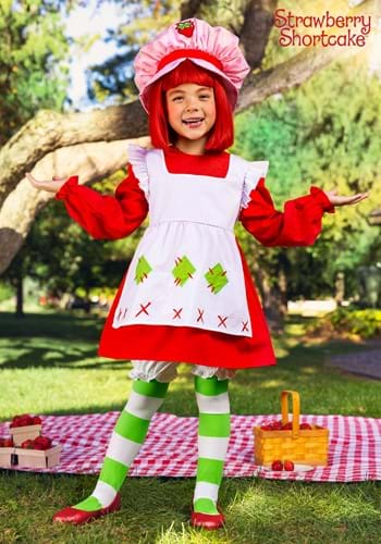 Kids Classic Strawberry Shortcake Costume