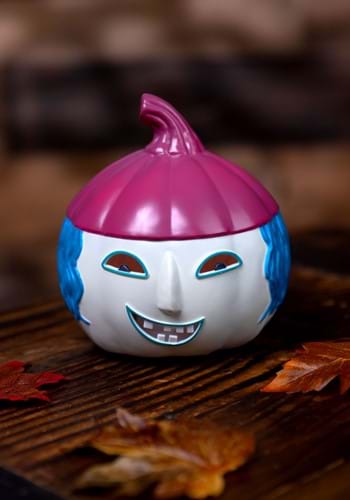 6-Inch Light Up Nightmare Before Christmas Shock Pumpkin Decoration | Disney Decorations