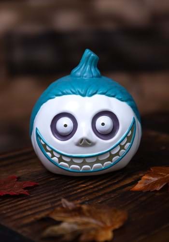 6-Inch Nightmare Before Christmas Light Up Barrel Pumpkin Prop | Disney Decorations