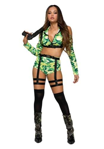 Plus Size Fighting Soldier Women's Costume