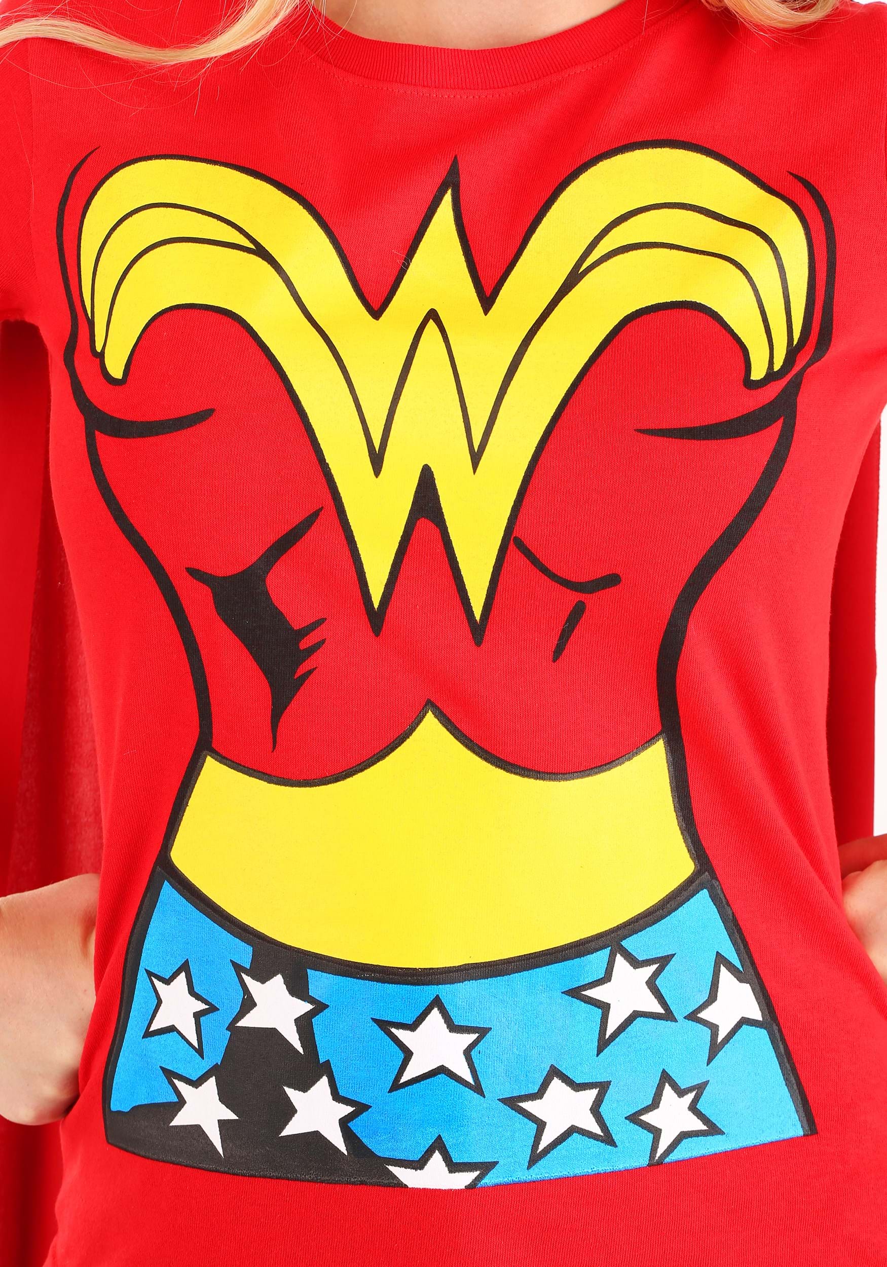 Wonder Woman T-Shirt Costume For Adults | Adult Wonder Woman Costume Ideas