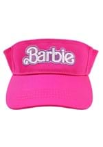 Adult Cakeworthy Barbie Logo Pink Visor Alt 2