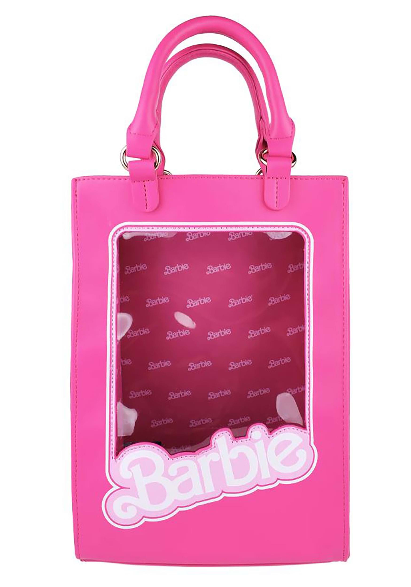 Cakeworthy Pink Barbie Box Crossbody Bag