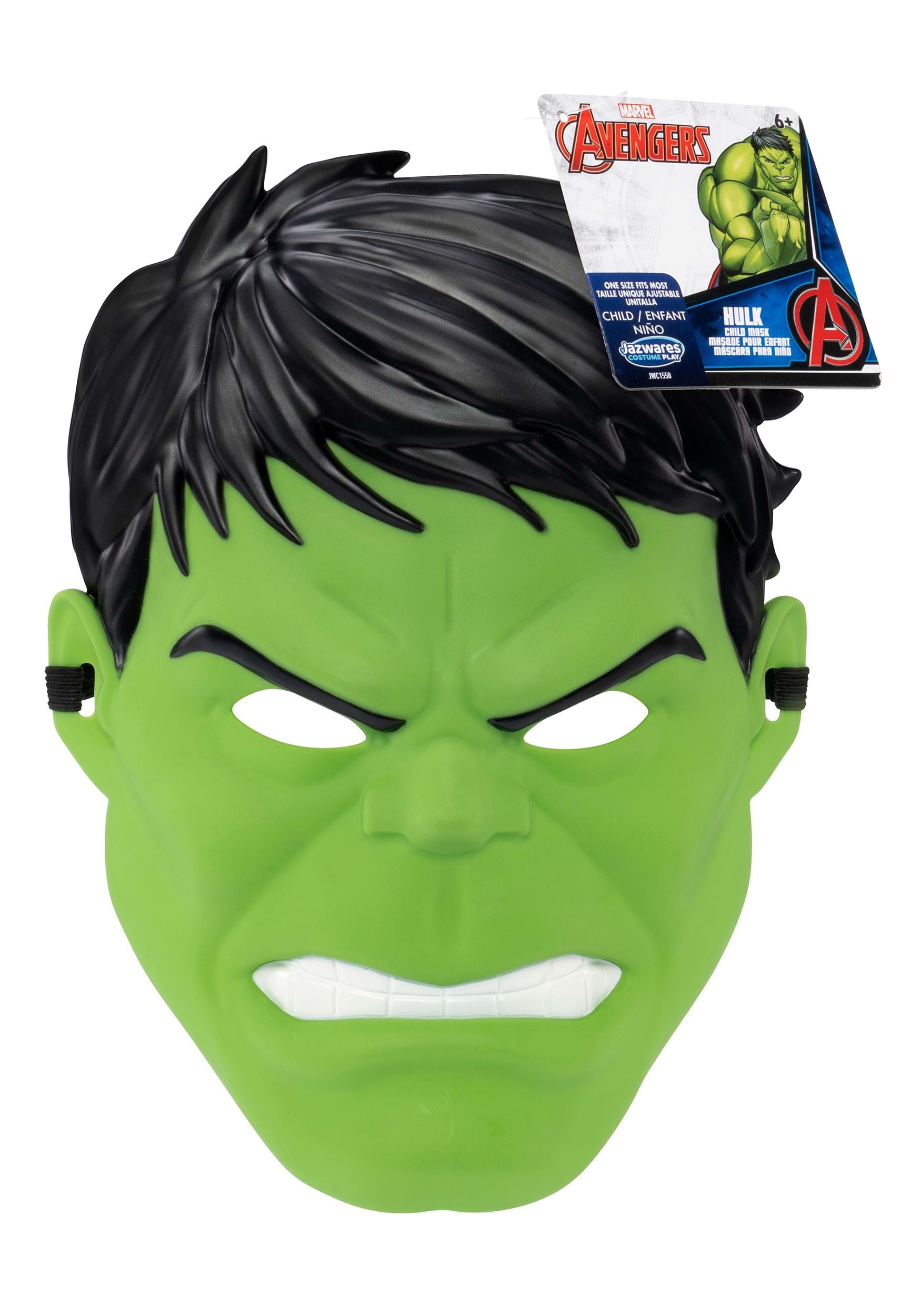 Kid's Marvel The Incredible Hulk Value Mask , Superhero Masks