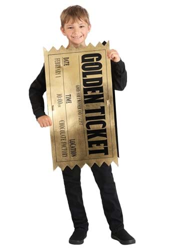 Kids Winning Golden Ticket Costume