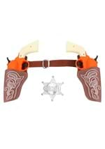 Western Double Holster and Toy Gun Set