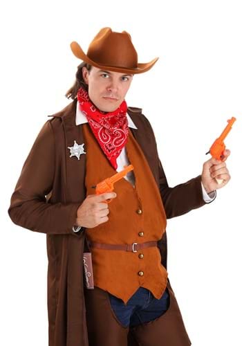 Western Costume Double Holster and Toy Gun Set | Cowboy Accessories