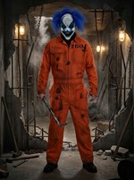 Adult Distressed Prisoner Jumpsuit Costume Alt 6