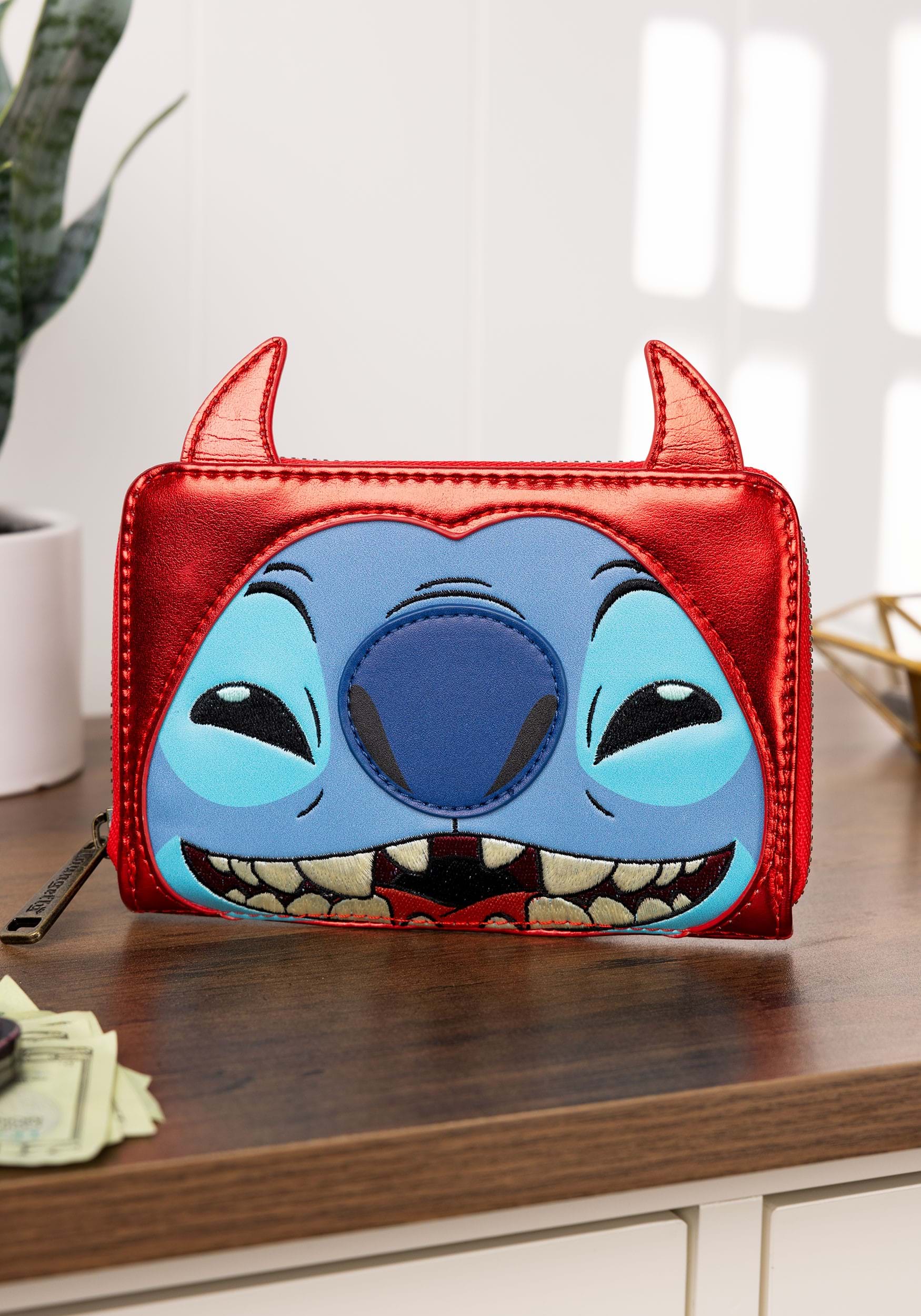 Stitch Wallet Stitch Lilo Character Purse Pouch ID Credit Card
