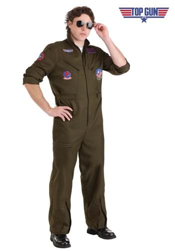 Adult Flight Suit Top Gun Costume