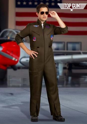 Adult Flight Suit Top Gun Costume