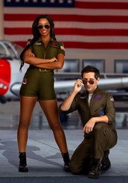 Adult Top Gun Deluxe Flight Suit Costume Top Gun Costumes