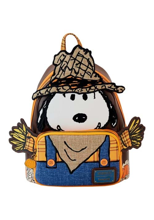 Loungefly Peanuts Snoopy Scrarecrow Mini Backpack