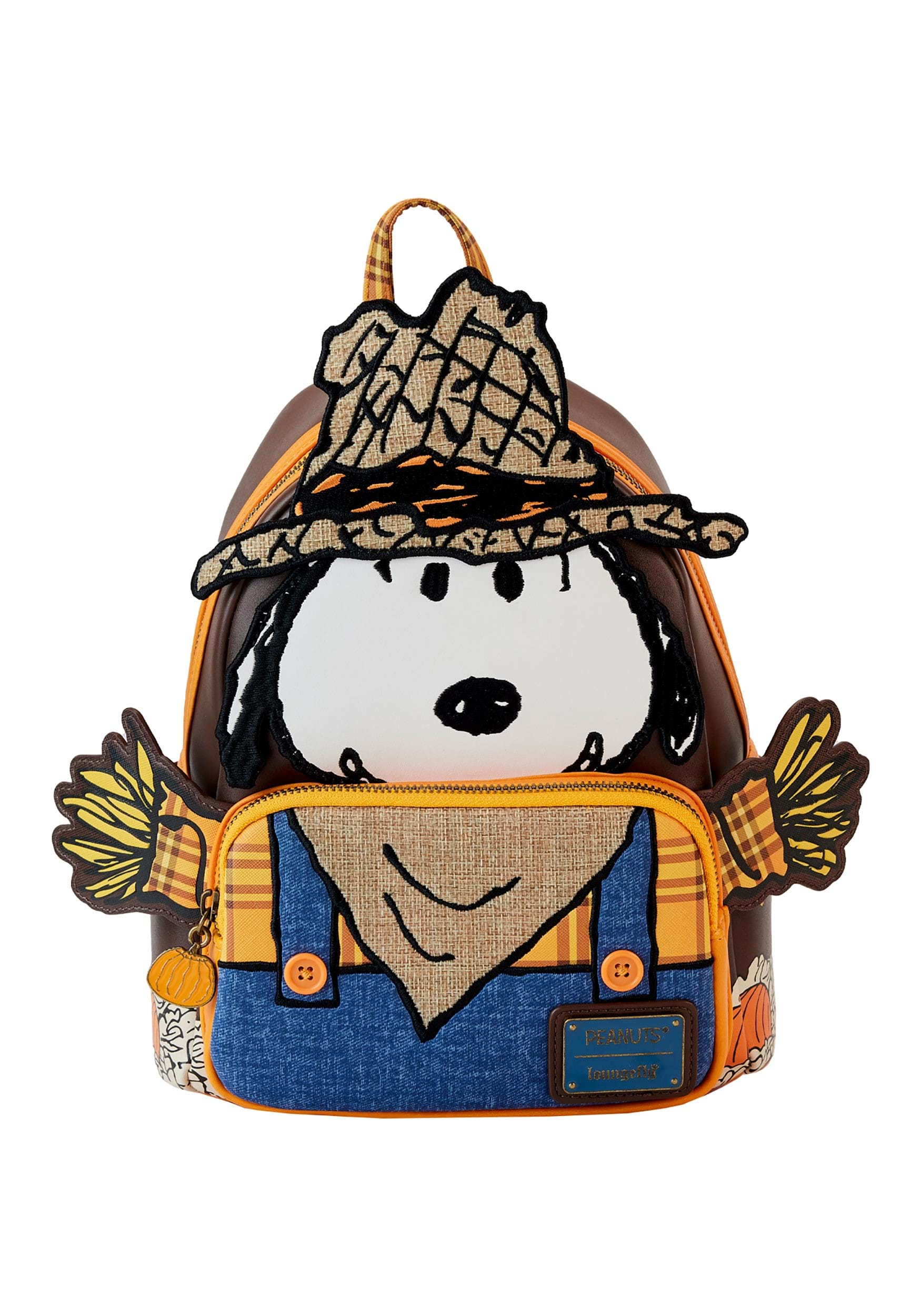 Peanuts Snoopy Scarecrow Mini Backpack By Loungefly