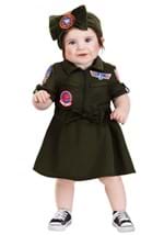 Infant Flight Suit Top Gun Costume Dress Alt 1