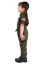 Girls Toddler Flight Suit Top Gun Costume Alt 2