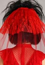 Adult Ghostly Red Wedding Dress Costume Alt 4