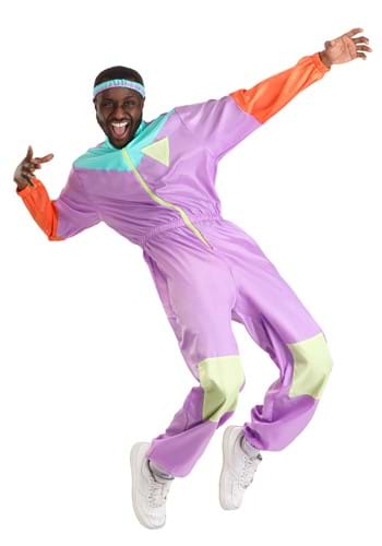 80's Purple Tracksuit Men's Costume | 80's Costumes
