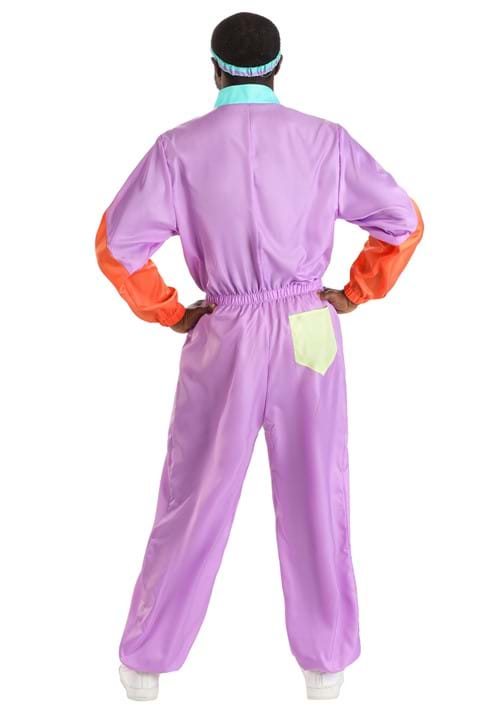 Adult 80s Unisex Tracksuit Costume - Blue main image 0