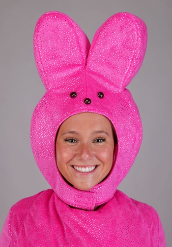 Pink Bunny Peeps Adult Costume | Candy Costumes