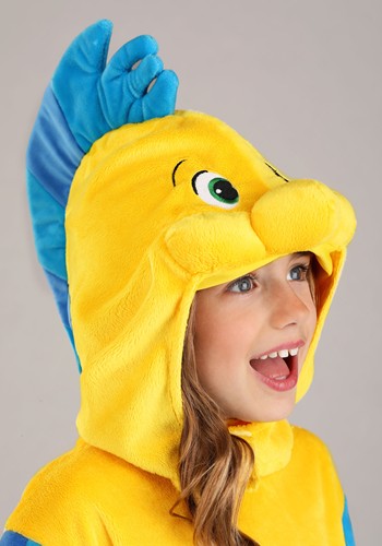 Child Disney Little Mermaid Plush Flounder Costume | Little Mermaid Costumes