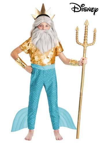 Boys Disney Little Mermaid King Triton Costume