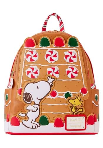 Peanuts Snoopy Gingerbread House Mini Backpack by Loungefly