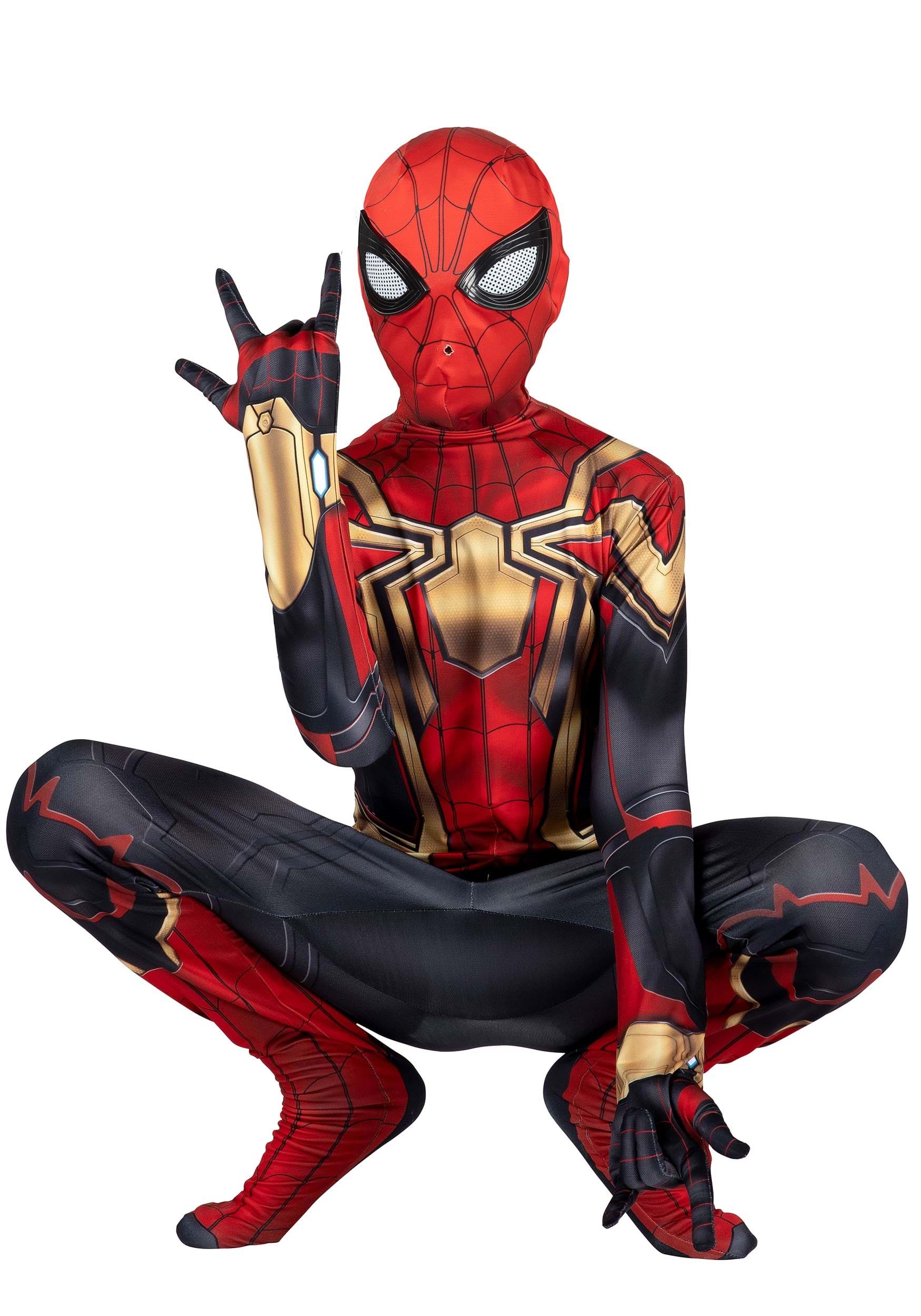 Classic Spider-Man Integrated Zentai Kid's Costume | Marvel Costumes