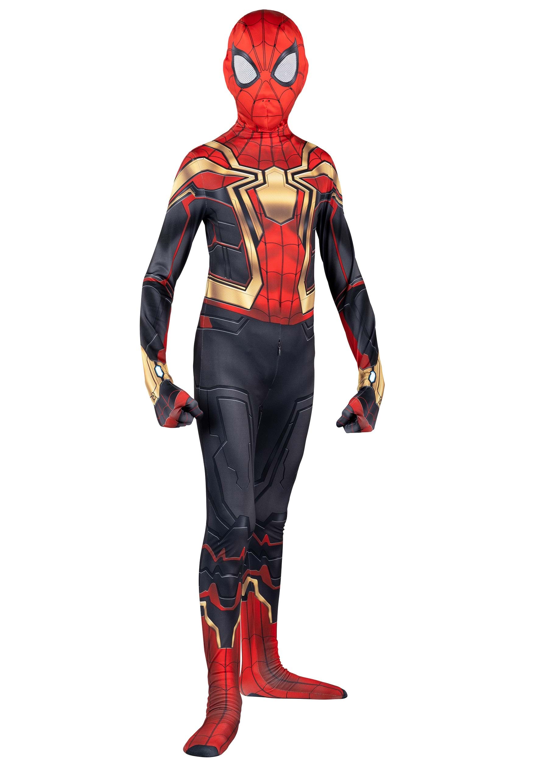 Classic Spider-Man Integrated Zentai Kid's Costume | Marvel Costumes