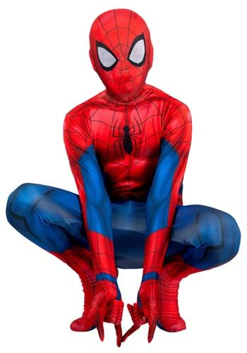 Red and Blue Spider-Man Zentai Kid's Costume | Marvel Costumes