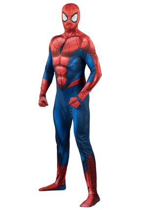 Costume Spider-Man No Way Home Adulte - Combinaison Intégrale (zentai) En Polyester/élasthanne, Fermeture Dos - Taille XS à XL Selon Modèle