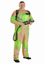 Plus Size Slime Covered Ghostbusters Costume Alt 1