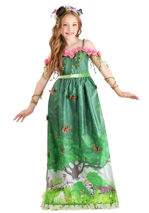 Girl's Mother Nature Costume