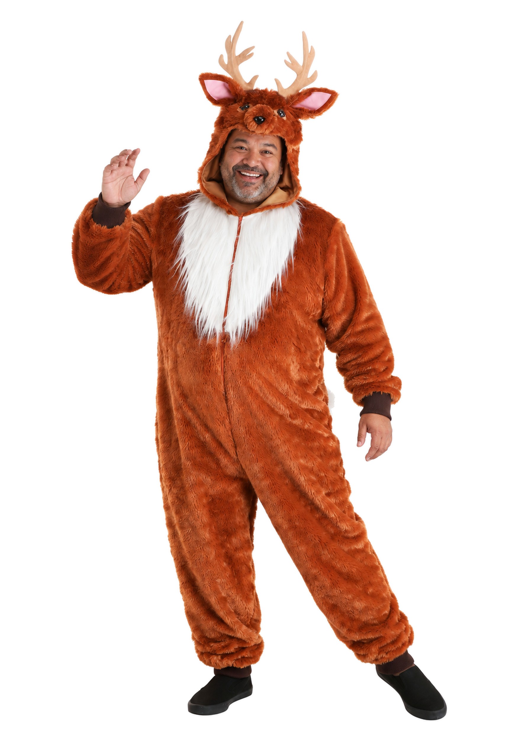 Plus Size Men's Dashing Deer Costume | Plus Size Animal Costumes