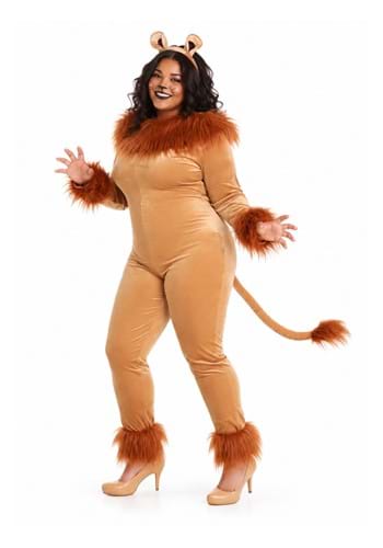 Plus Size Fierce Lion Costume for Women upd