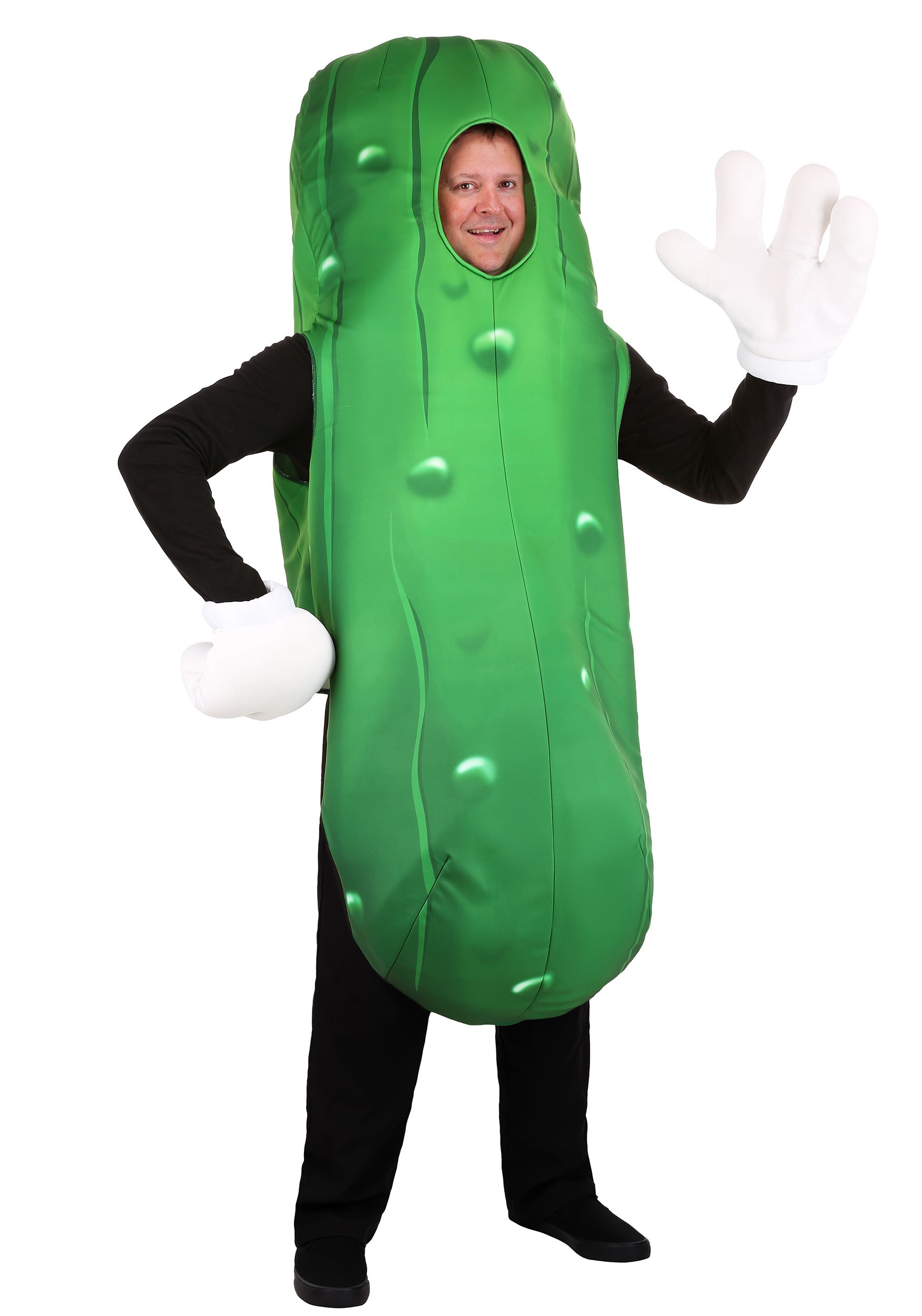 Plus Size Pickle Costume for Adults | Food Costumes