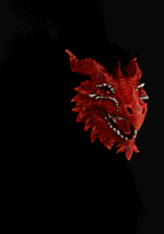 Dire Dragon's Head Actormatronic Decoration Alt 7