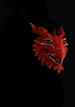 3FT Dire Dragon's Head Actor-matronic - Brick Thunder 2