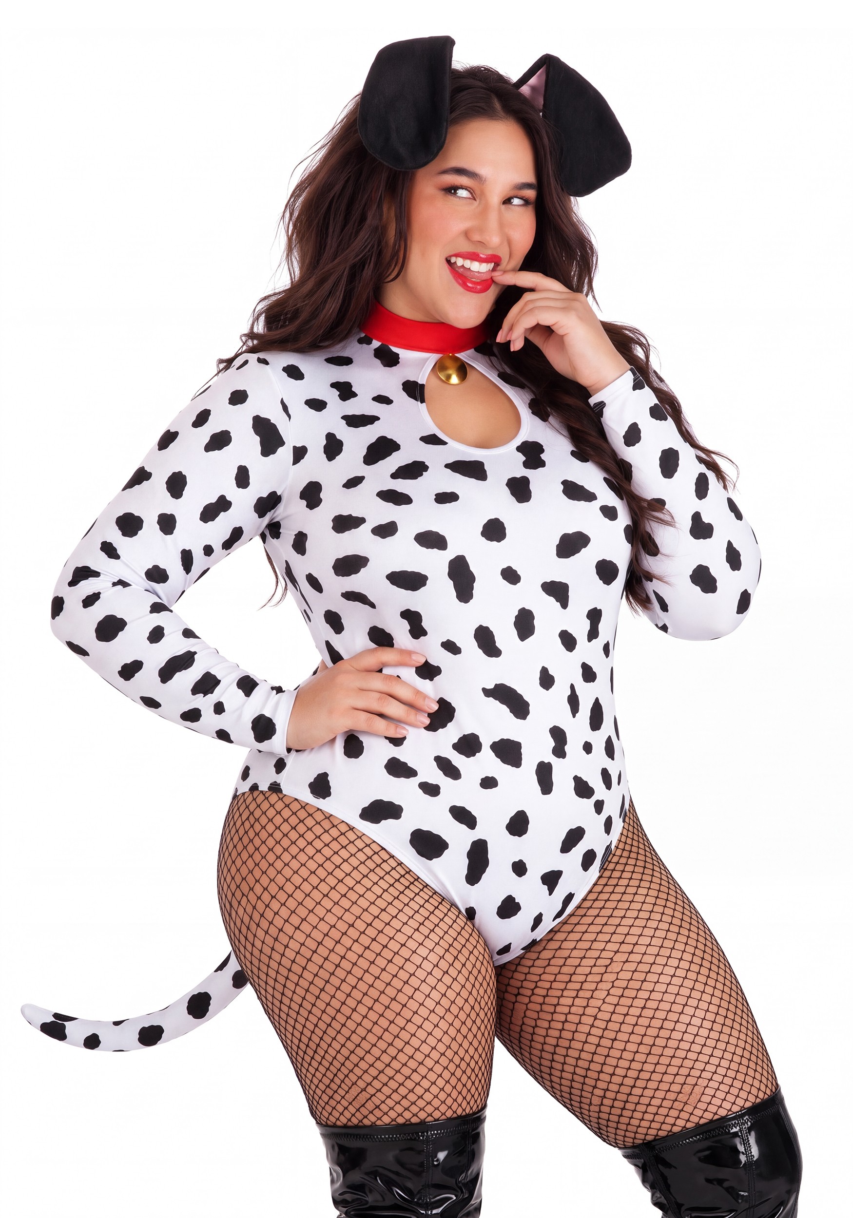 Women's Plus Size Dashing Dalmatian Costume | Dalmatian Costumes