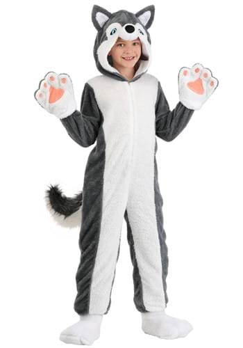 Kids Siberian Husky Dog Costume