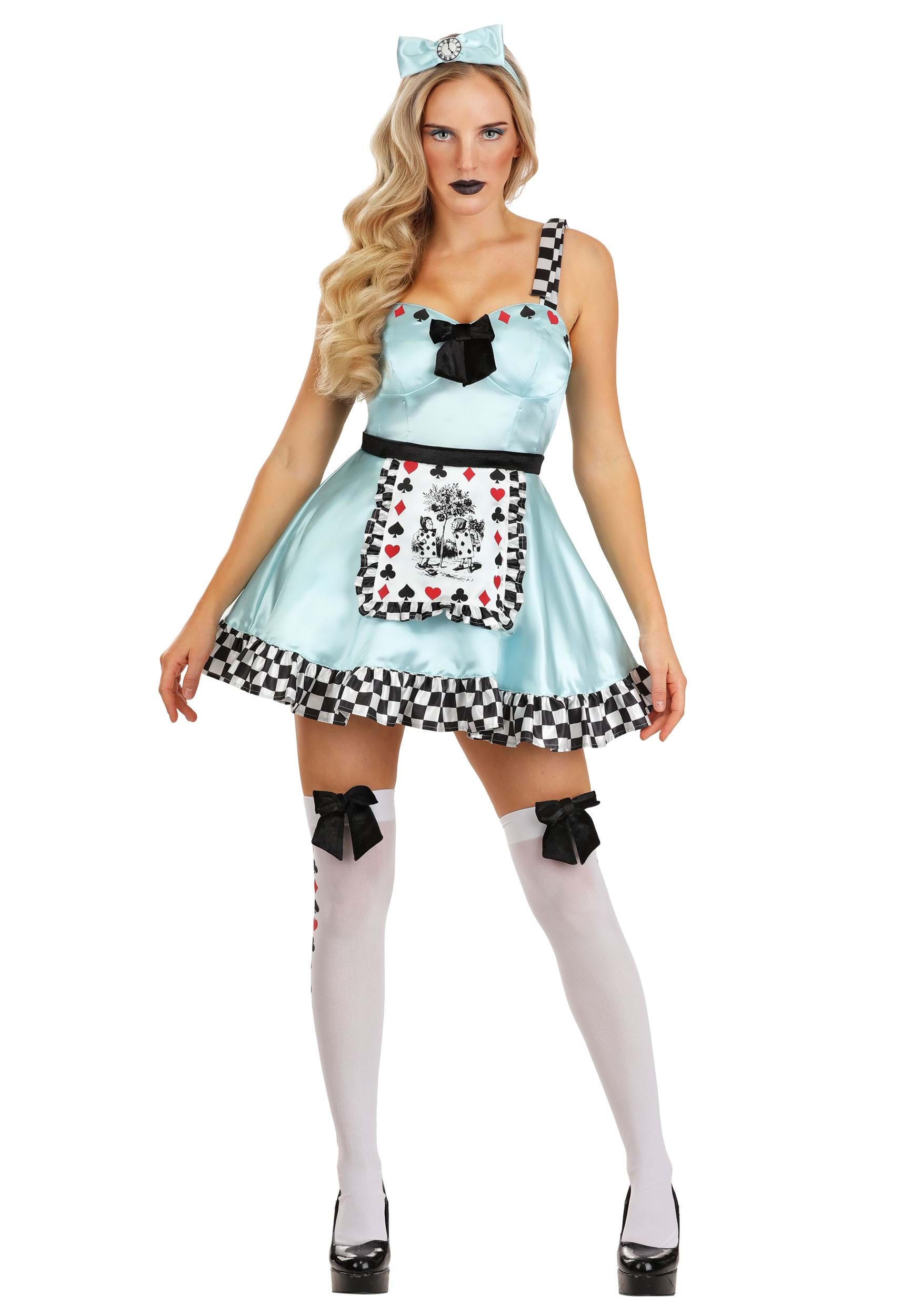 Deluxe Punky Alice Women's Costume Dress | Storybook Costumnes