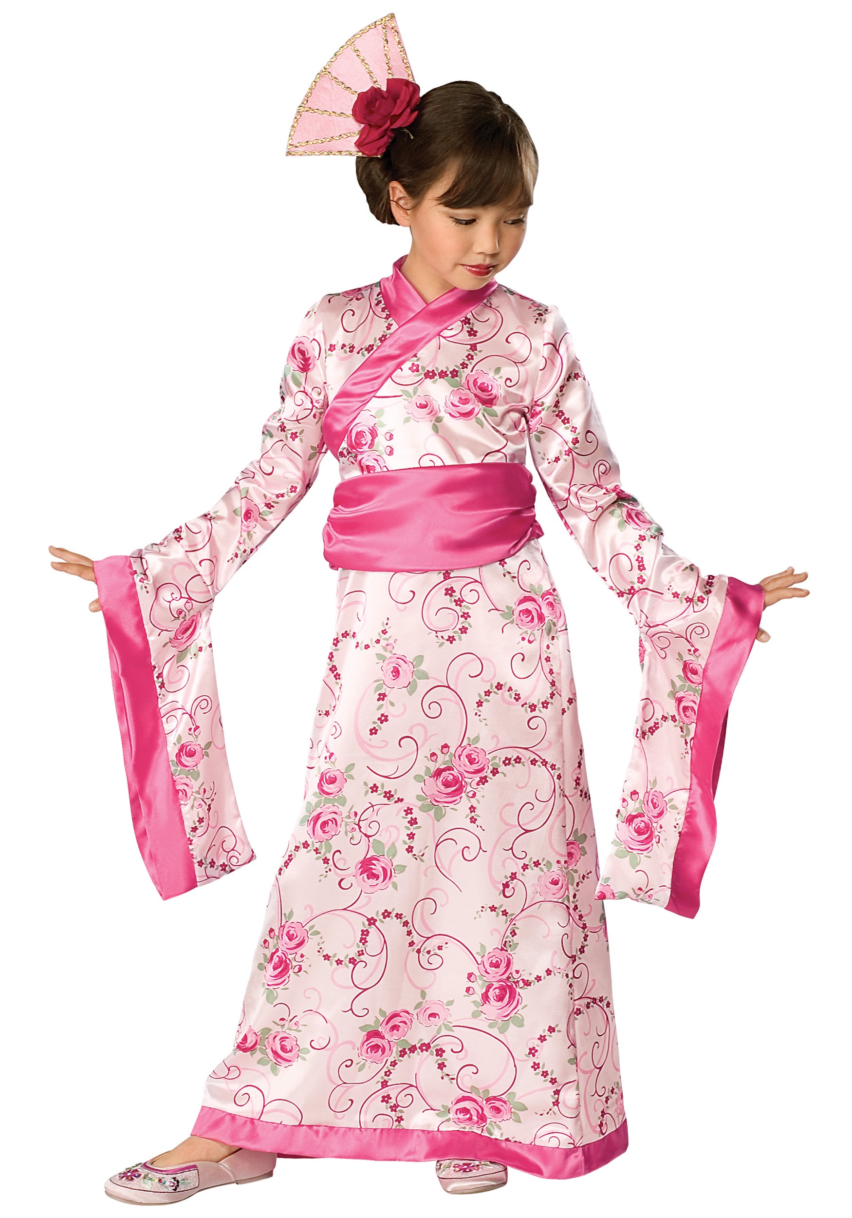 Disfraz de princesa de kimono para niños Multicolor – Yaxa Colombia